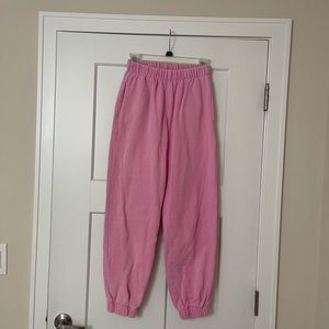 Brandy Melville pink sweatpants